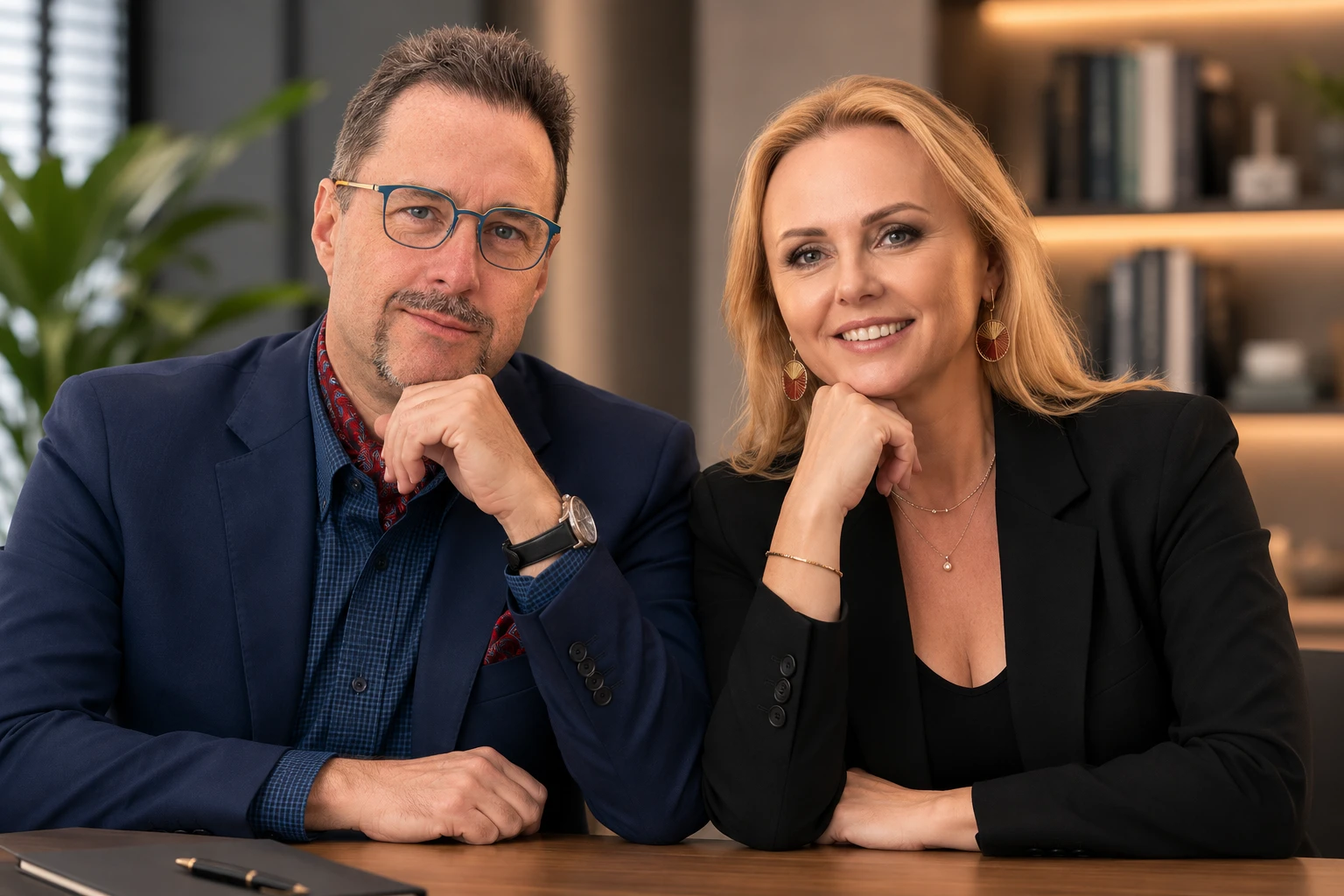 Wspólnicy FINANSUS — dr Jacek Kalinowski i Monika Kalinowska